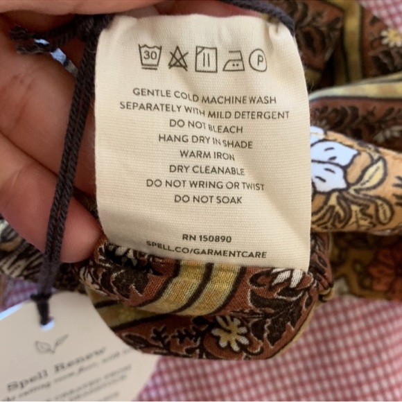 Spell BNWT renew tote bag-earth Brown
Patterned Tote Bag - Picture 6 of 6